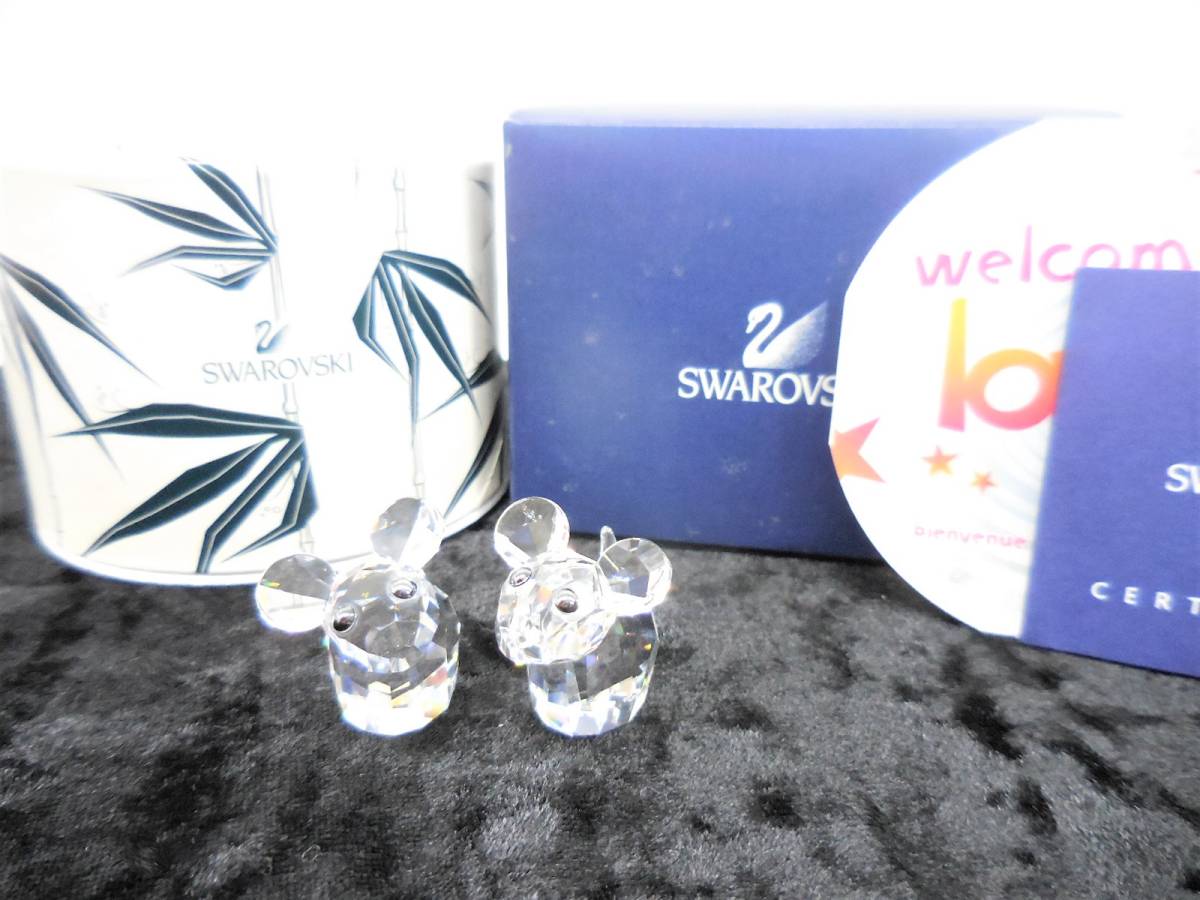 大得価，新品 スワロフスキー SWAROVSKI クリスタル 鼠 ネズミ ねずみ joe&harry 置物 フィギュリン オブジェ ケース 箱付(置物)｜売買されたオークション情報、yahooの商品情報をアーカイブ公開 - オークファ その他
