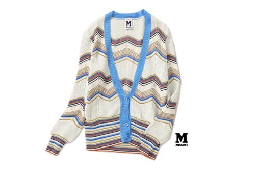 美品☆厳選☆Mミッソーニ5.3万☆40size/7.9号☆カーディガンT353 み