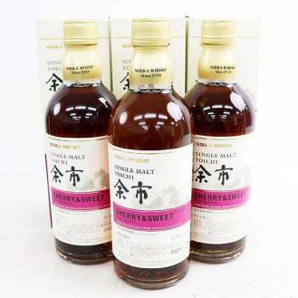 ★古酒 箱付3本セット/NIKKA(ニッカ) 余市 シェリー&スウィート 500ml T8C0974 T8C0975 T8C0976