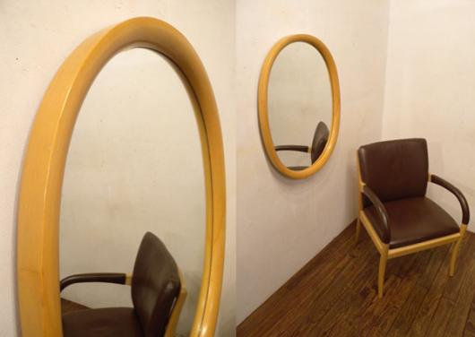 希少 秋田木工 柳宗理 廃番サイズ 60×75.5cm 小判型/ジャパニーズモダン天童木工カリモクD&DEPARTMENT北欧IDEE無印コンランhhstyleウニコ