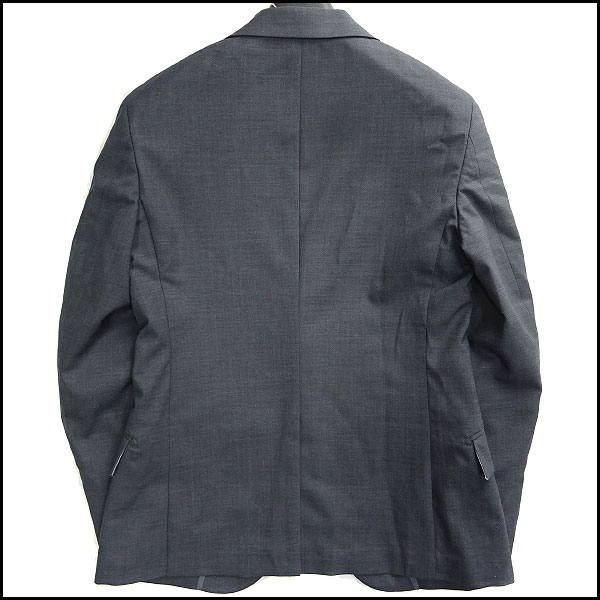 美品 グリーンレーベルリラクシング 銀ボタントロピカルウールブレザーS灰★J41811 GREEN LABEL RELAXING 春夏 迷彩裏地 ジャケット label green 2026年最新green relaxing カラー:ネイビー系