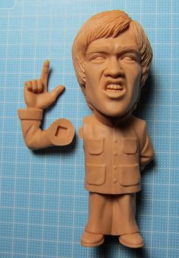 自作ガレージキット検：ブルース・リー　燃えよドラゴン　Bruce Lee　李小龍　デフォルメ