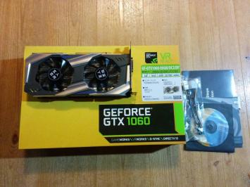 GF-GTX1060-E6GB/OC2/DF メモリ6GB 玄人志向 箱あり