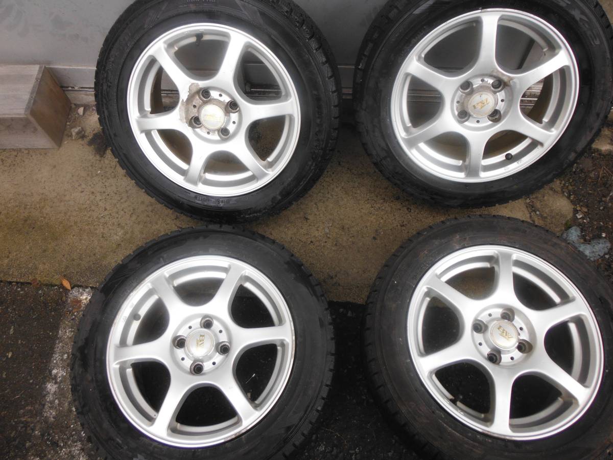 175/65r15  ４本　バリ溝 バリ溝 175⁄65R15 ダンロップ スタッドレスタイヤ 4本 北海道札幌発 溝