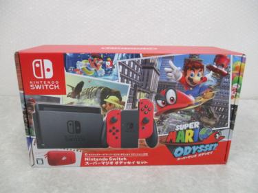未使用 NINTENDO SWITCH/ニンテンドー スイッチ スーパーマリオオデッセイ セット/本体 同梱版