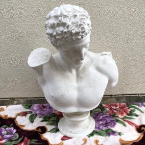 ▽ヘルメス 胸像 オブジェ デッサン 石膏 像 半身 ヘルメス