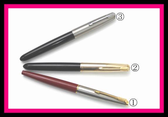 文房具・事務用品 【Parker】3本セット 万年筆