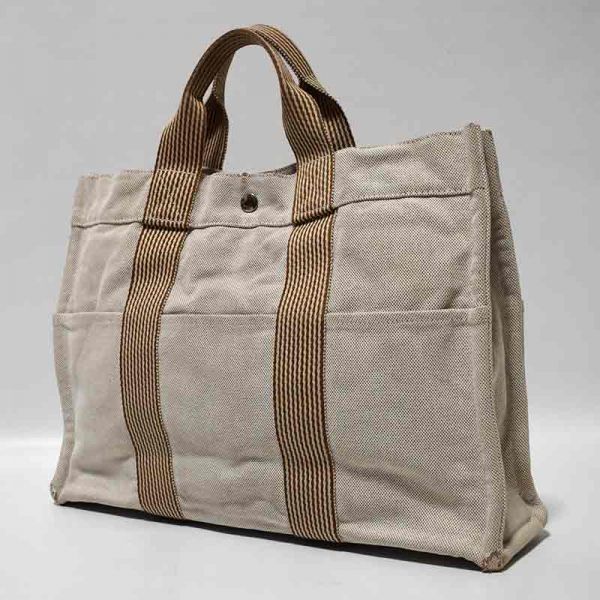 HERMES ☆HERMESエルメス☆ニューフールトゥMM トートバッグ☆ベージュ 