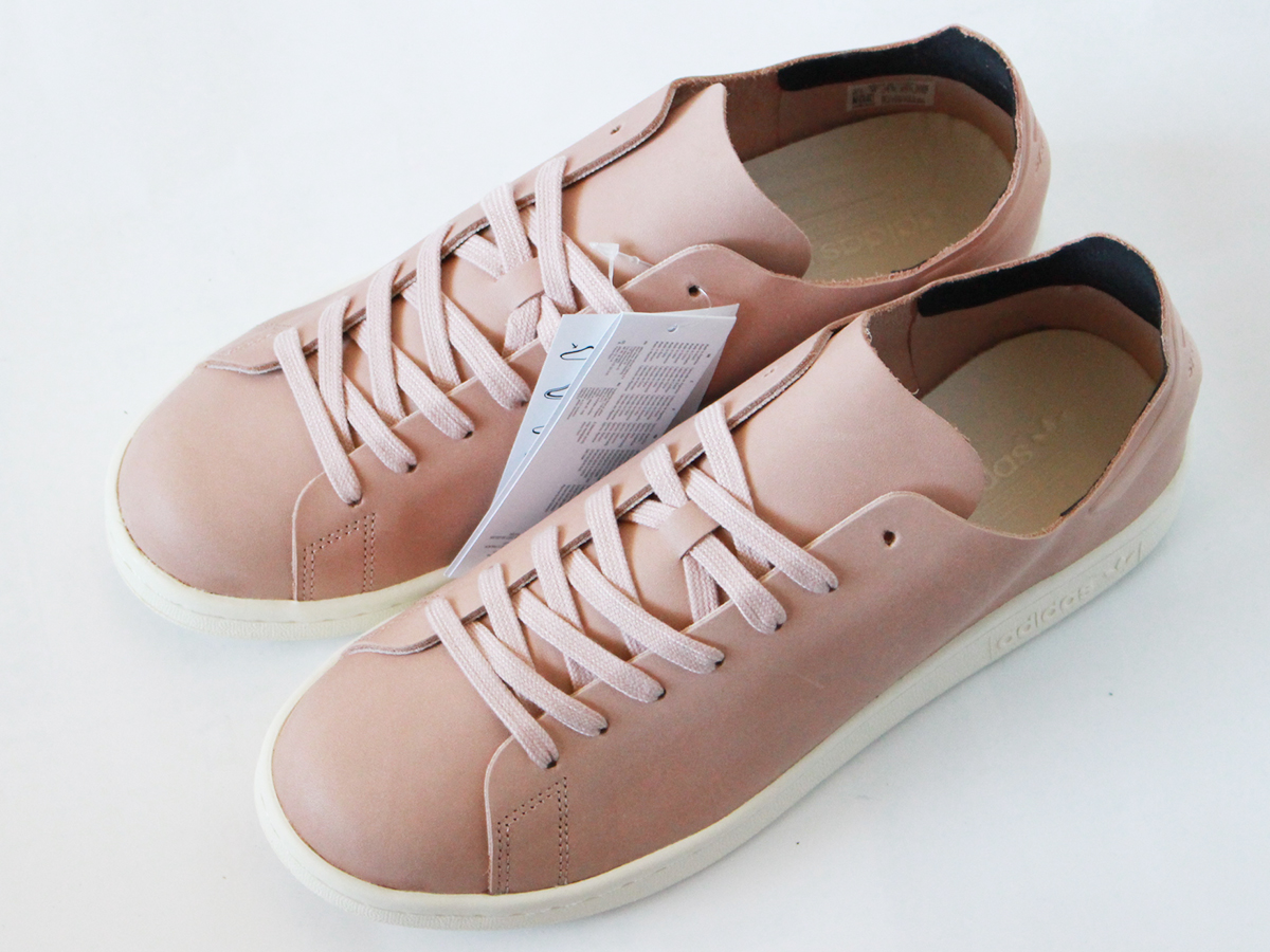 新品 海外 限定 スタンスミス ヌード 25.5 STAN SMITH NUUDE W BB5143 レザー ナチュラル ピンク レザー ホワイト スニーカー adidas 革