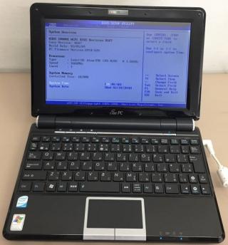 PC265】ASUS Eee PC 1000HE( 1GB メモリ / 120GB HDD / Windows10