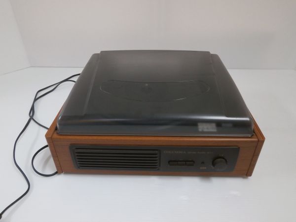 П美品「コロンビア 卓上型 レコードプレーヤー GP-11 替え針3本付き
