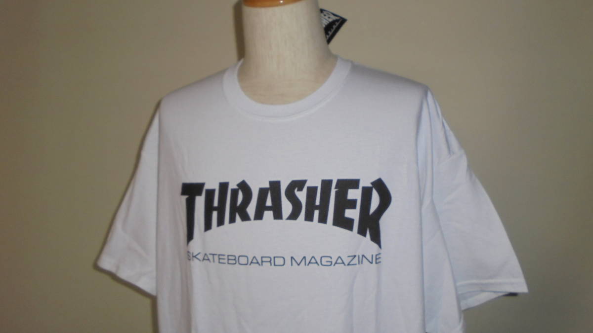 未使用 THRASHER スラッシャー WEB Tシャツ 白 XLサイズ US企画 