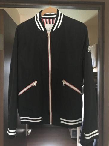 モンクレール】 ジップジャケット 黒 ,MONCLERスイングトップ 【公式通販】