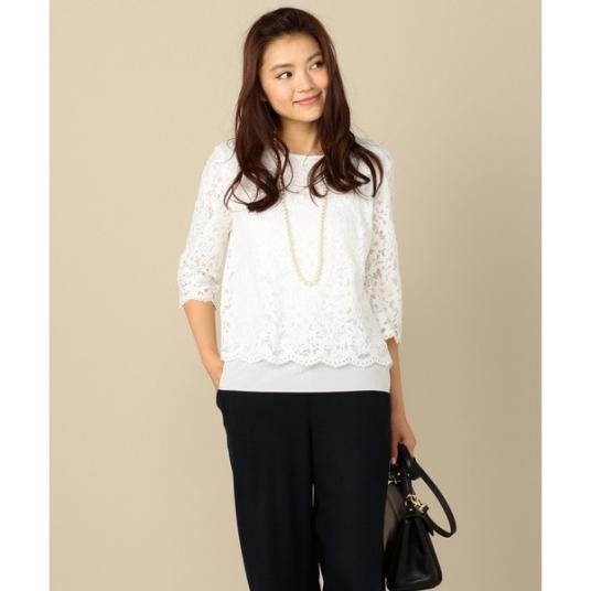 HOT，限定セール 23区 レース ブラウス トップス 小さいサイズ 32 XS 5号(シャツ、ブラウス)｜売買されたオークション情報、yahooの商品情報をアーカイブ公開 - オークファン 女性用