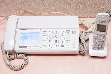 パナソニック 普通紙FAX KX-PD301DL-W 子機1台付き 中古 送料
