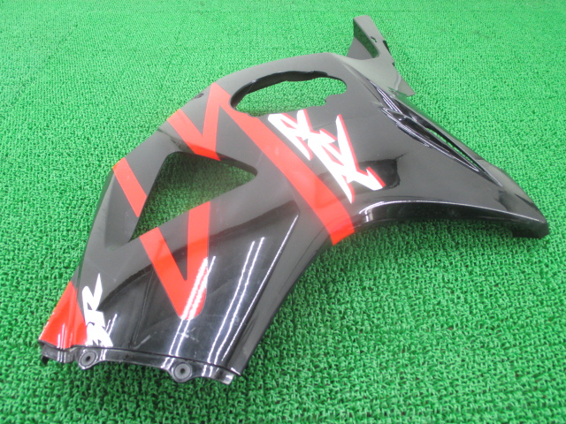 中古 ホンダ 純正 バイク 部品 CBR954RR サイドカウル 左 黒 MCJ SC50 ペイント素材に 割れ欠け無し 車検 Genuine