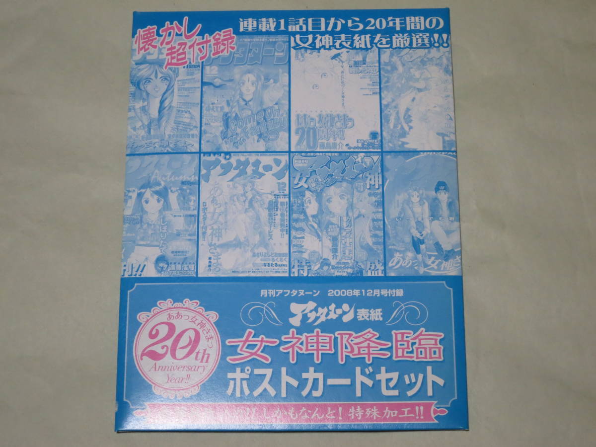 月刊アフタヌーン2008年12月号付録 アフタヌーン表紙 女神降臨ポスト