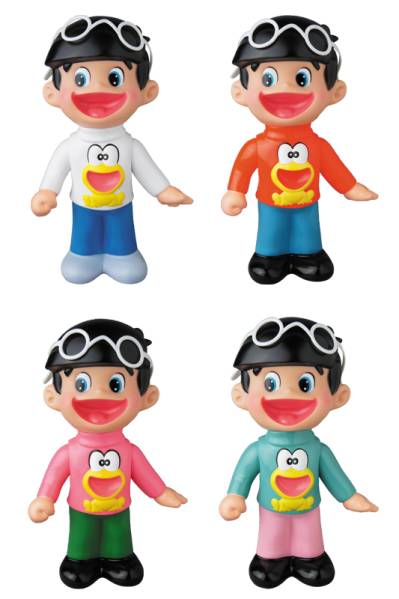 ど根性ガエル ひろし ソフビ　メディコムトイ　4種セット　現品のみ