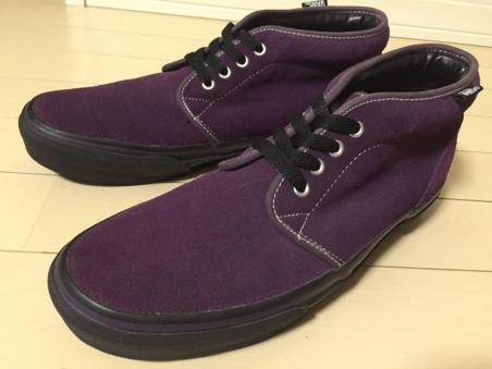 90S ～ VANS チャッカブーツ パープル スウェード 紫 90年代 USA製