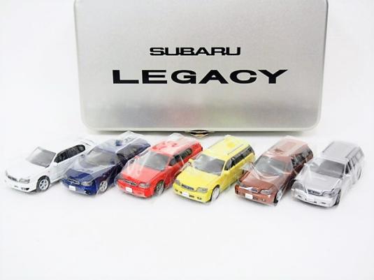タルガ タッカー 1/64 スバル レガシィ 6台セット ボックス付 ミニカー