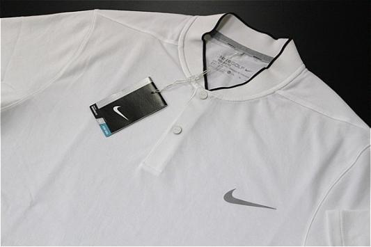 ★送料無料(税抜12000円以上)NIKE GOLF ナイキ ゴルフ 新品 メンズ DRI-FIT STAYCOOL　ウール 半袖ポロシャツ 白[802839-100-M]三 ★
