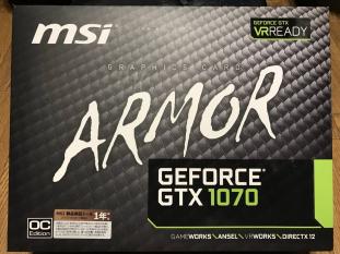 MSI GTX 1070 ARMOR 8G OC