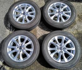 程度良好品マツダ デミオ 純正 15in 5.5J +40 PCD100 ヨコハマ