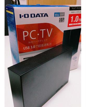 DATA | 外付けHDD I-O ポータブル ハードディスク 1TB 超高速カクうす