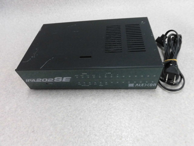 ▲ H 11860※・保証有 アレクソン IP電話アダプタ IPA202SE 中古ビジネスホン