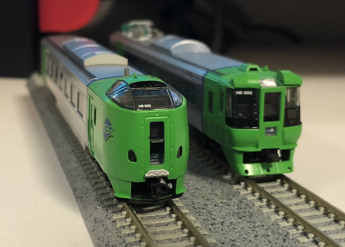A-0985/785系-300+789系スーパー白鳥8両セットHG仕様小加工未走行品