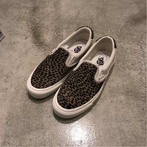 新品 未使用 レア VANS VAULT SLIPON スリッポンバンズ ボルト ヒョウ柄 豹 ハラコ 28 10 オールドスクール OLD skool fog fear of god