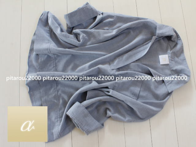 人気セール，お買い得 &alpha;Aアルファエー オーバーサイズシャツ３８サイズ 青(アドーア)｜売買されたオークション情報、yahooの商品情報をアーカイブ公開 - オークファン アドーア