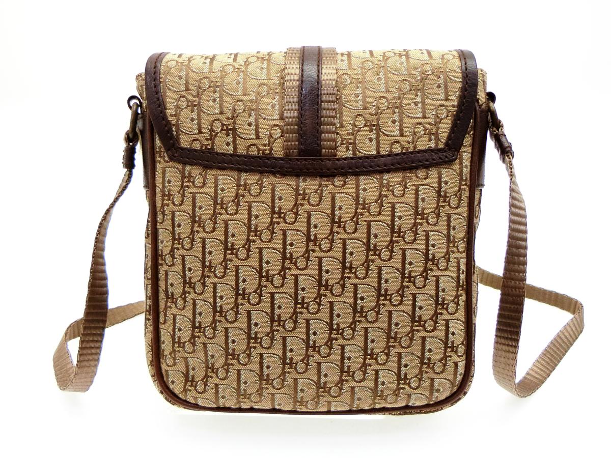 ◇S4727 Dior ディオール トロッター 柄 キャンバス × レザー 