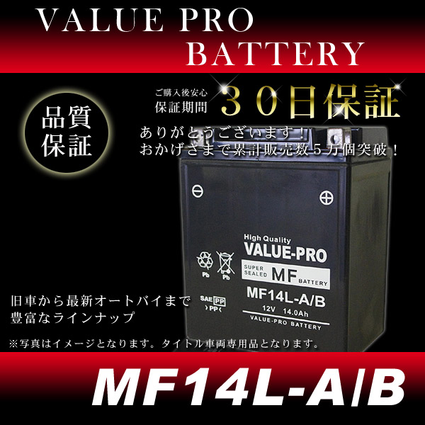 セット品 バイク 互換 バッテリー バイクバッテリー 14l－a2 mf（バッテリー