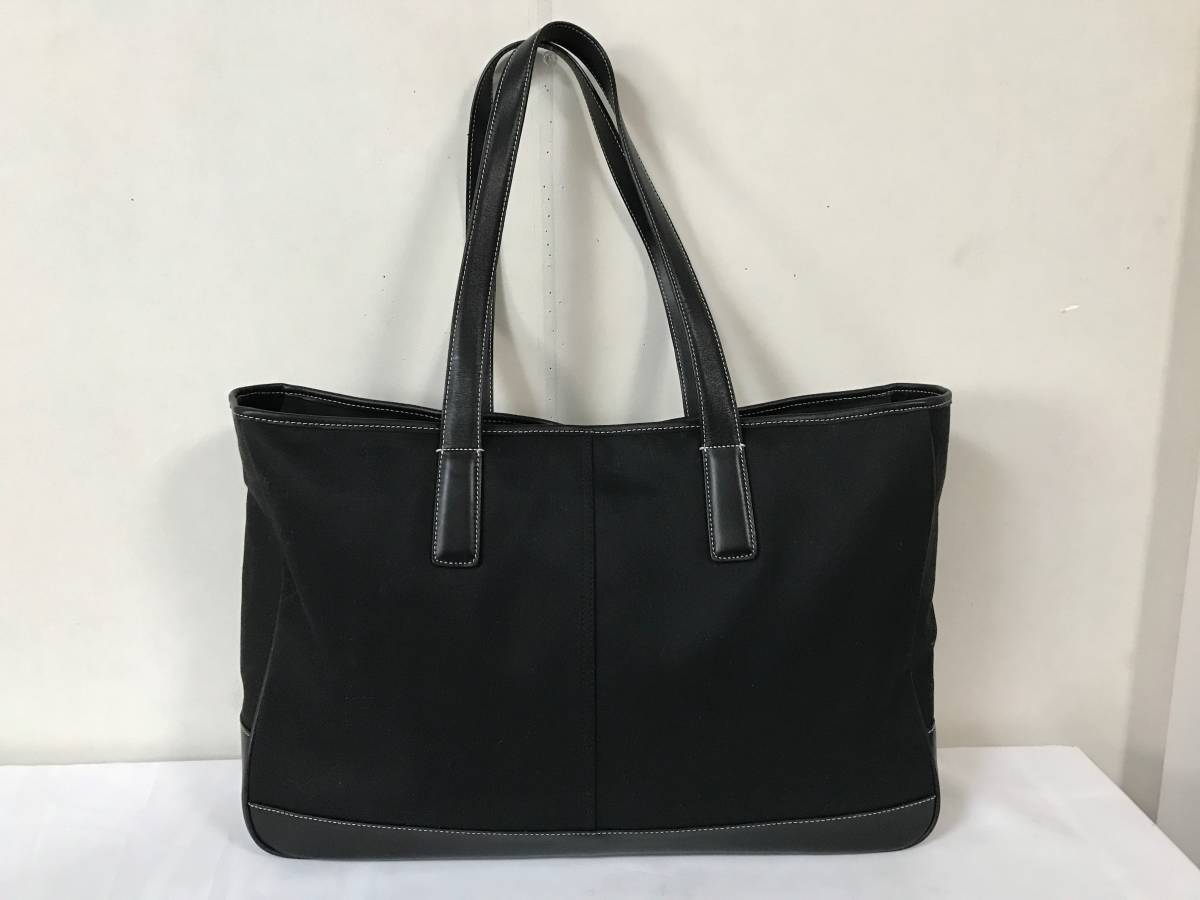 専用 コーチ トートバッグ 大容量 キャンバス レザー F70825 美品