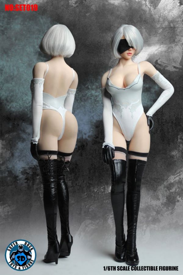 Super Duck Set019 1 6 2b コスプレシリーズ セクシー美人ヘッドと服 セット 2017最新 白い皮膚 大胸素体付き 予約 クールガール 売買されたオークション情報 Yahooの商品情報をアーカイブ公開 オークファン Aucfan Com