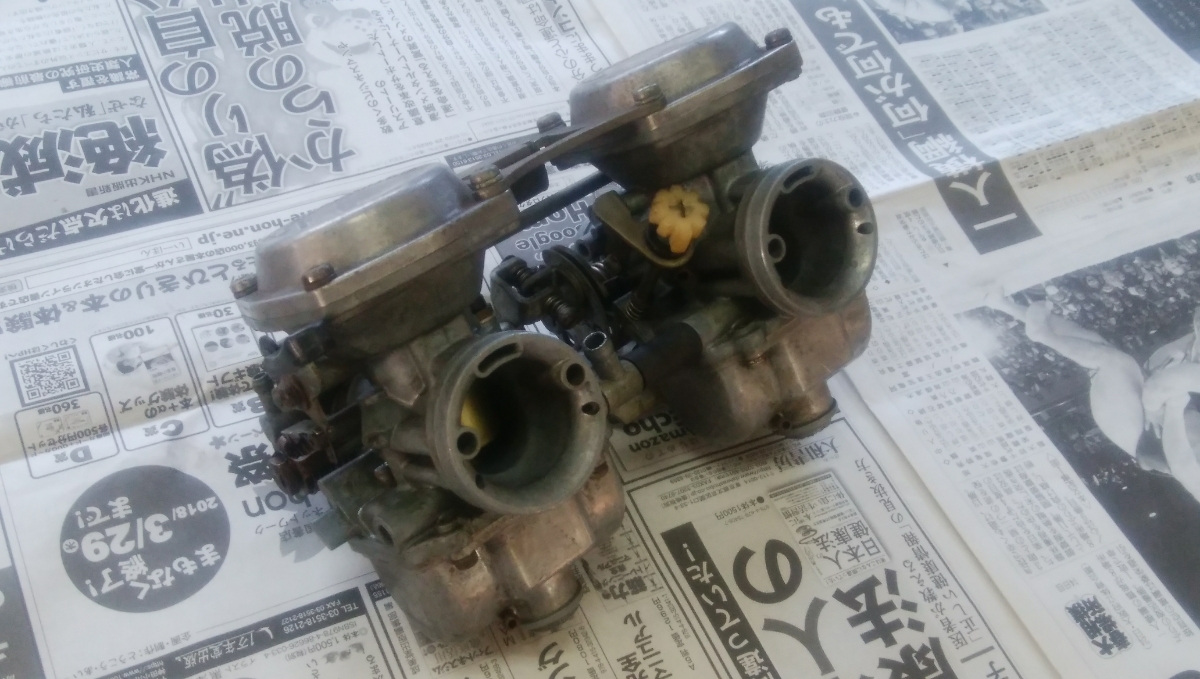 GS400 実働外し OH済み 押し キャブ GSX400E ザリ ゴキ GSX250E 外装 
