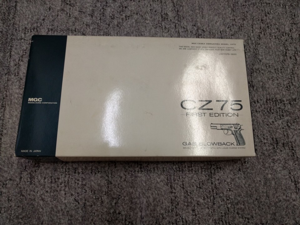 【全国無料，大人気】 極微品 MGC CZ75 1ST EDITION Cz75 ファーストエディション ガスブローバック み(ガスガン)｜売買されたオークション情報、yahooの商品情報をアーカイブ公開 - オークファン ガスガン