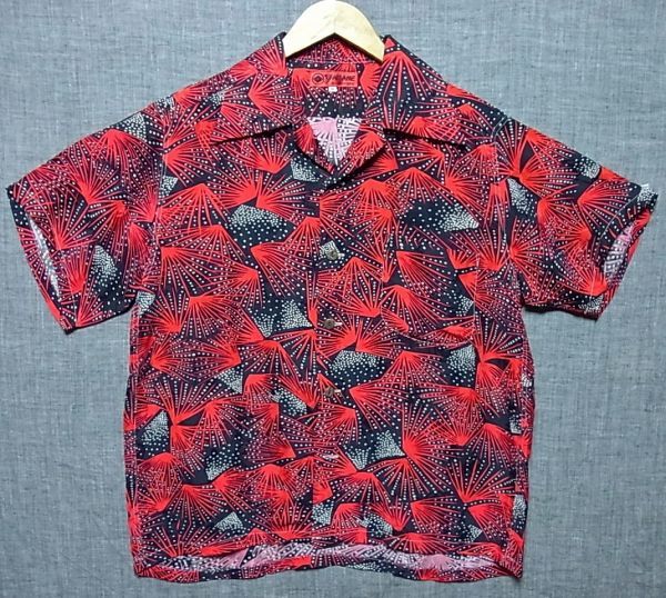 大人気，セール 送料198円 EVISU エヴィス YANANE GUARANTEED / レーヨンボーリングシャツ 花火 シェル / 黒&times;赤 / 40 / ロカビリー アトミック(半袖シャツ)｜売買されたオークション情報、yahooの商品情報をアーカ 男性用