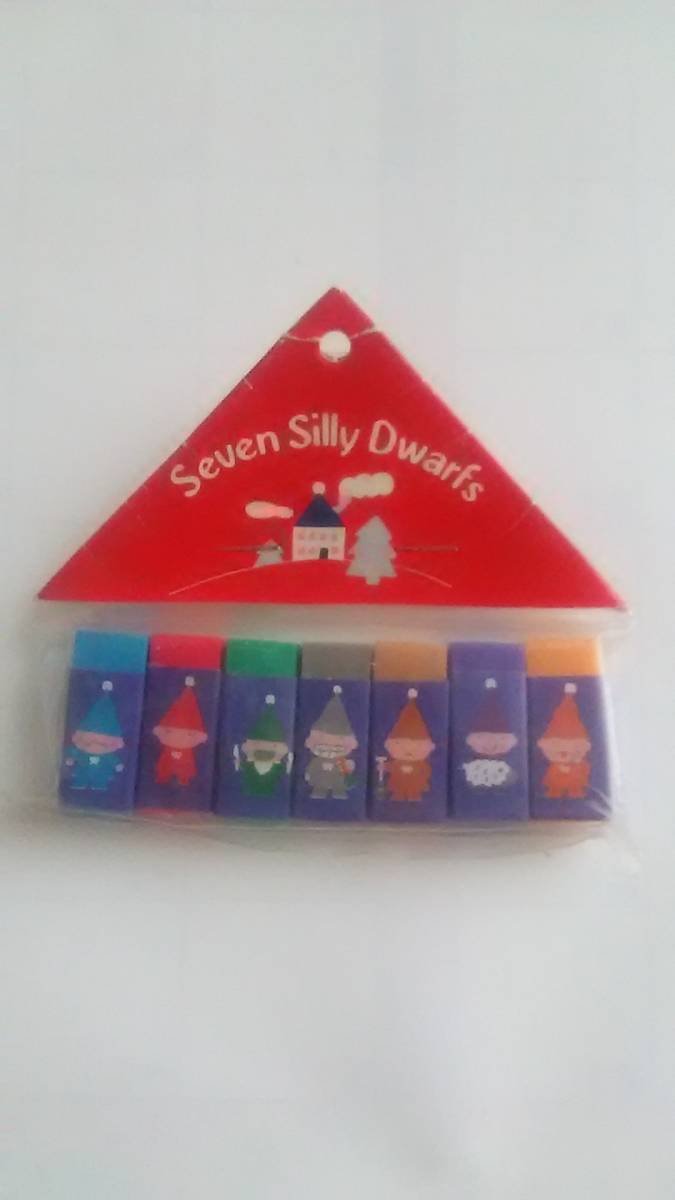 サンリオ Seven Silly Dwarfs 7人の小人 消しゴム 昭和 レトロ 消しゴム 売買されたオークション情報 Yahooの商品情報をアーカイブ公開 オークファン Aucfan Com