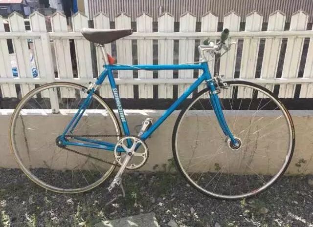 激渋 NJS 競輪 ブリジストン ピストバイク 完成車 ブルー クロモリ