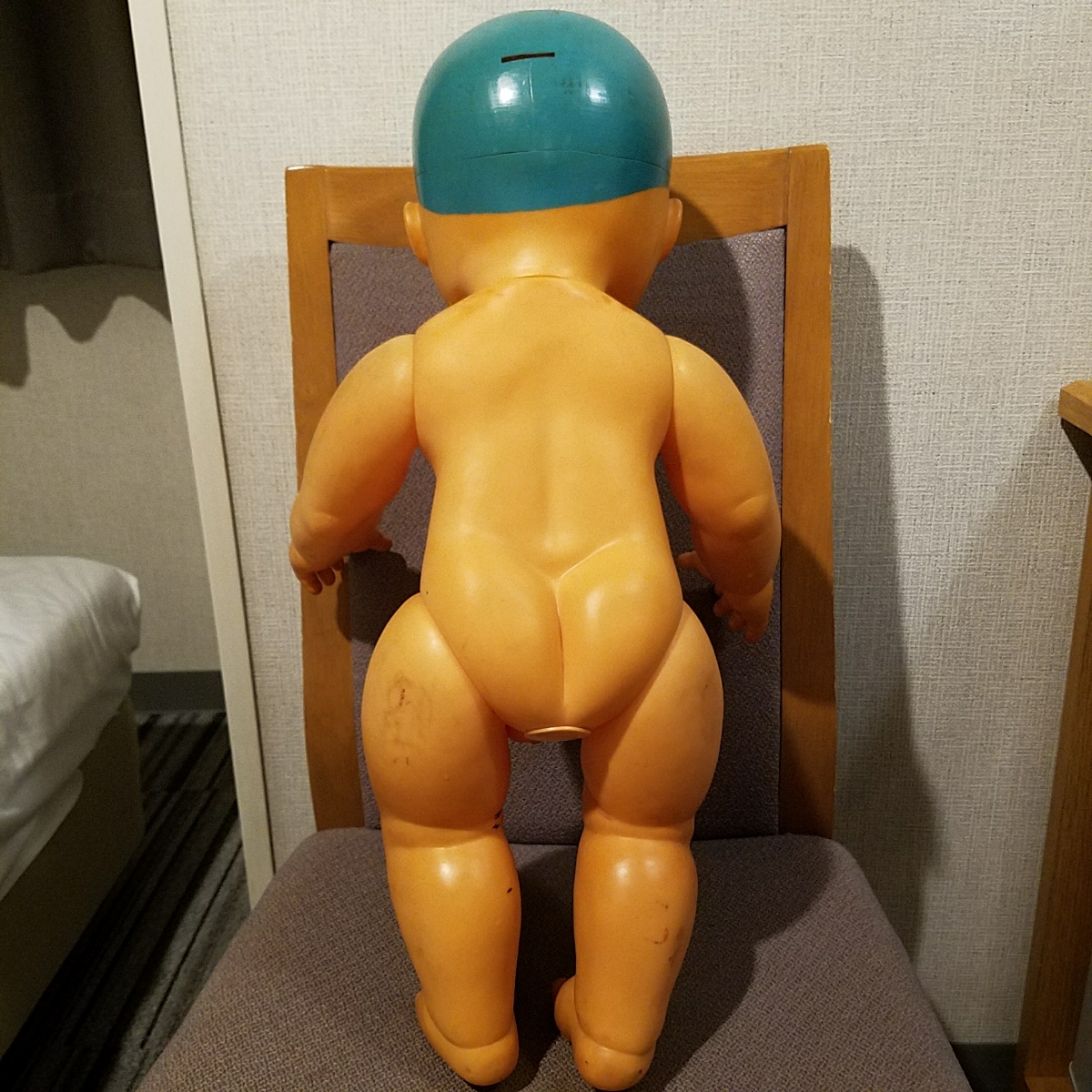 貯金箱 一休さん ソフビ 当時物 信ちゃん 昭和レトロ 44．0cm