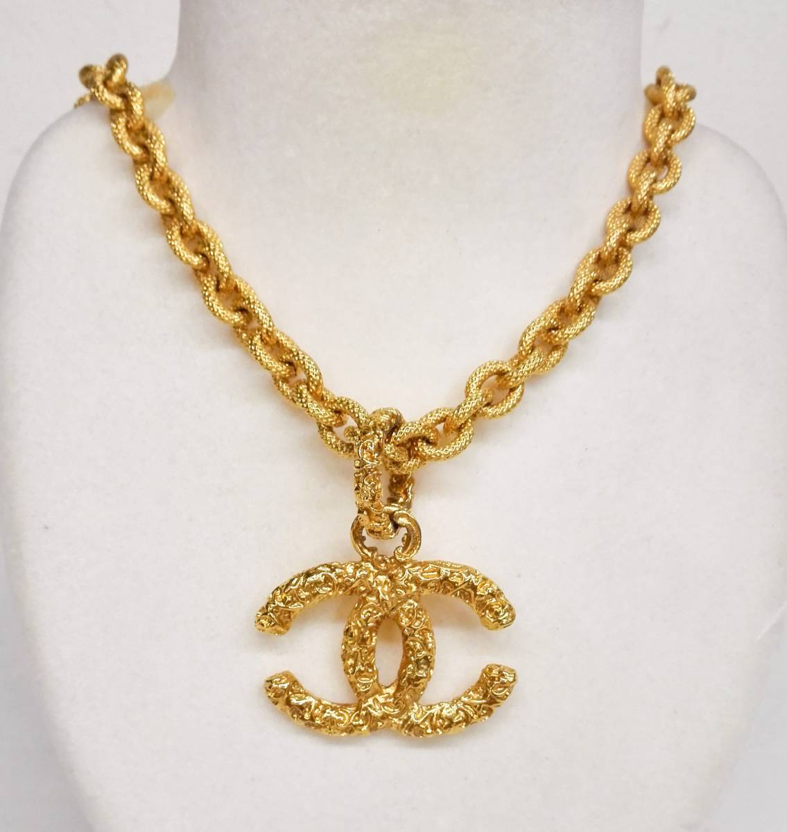 CHANEL シャネル チェーンネックレス ココマーク ゴールド 