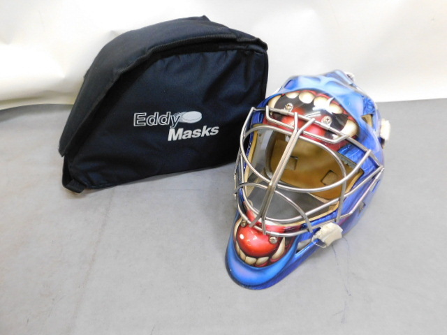 ❤️アイスホッケーGKマスク　エディーマスク現状販売 Eddy Masks エディマスク ゴーリーマスク 中古 シニア用 ケース付