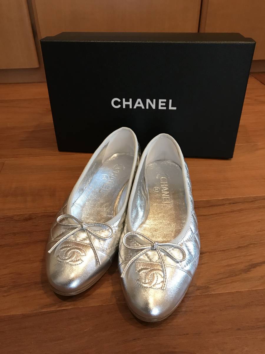 CHANEL シャネル バレリーナ フラットシューズ - ココマーク (CHANEL 