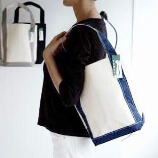 17AW 極美品 TEMBEA バゲットトート キャンバストートバッグ テンベア 