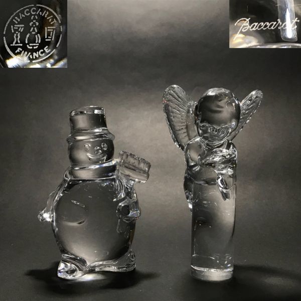 Baccarat クリスタル 天使の置物 Baccarat クリスタルガラス 天使 置物