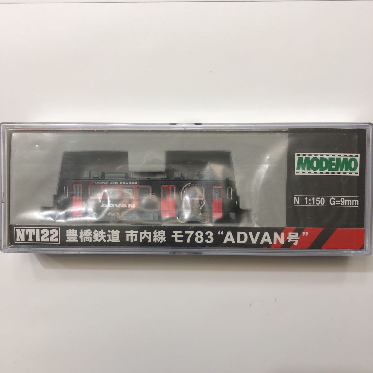 新品・未使用品】Nゲージ 豊橋鉄道 市内線 モ783 “ADVAN 号” MODEMO