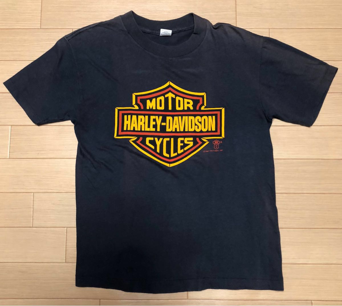 ハーレーダビッドソン 80s ビンテージ 80年代 Tシャツ USA製 サイド 