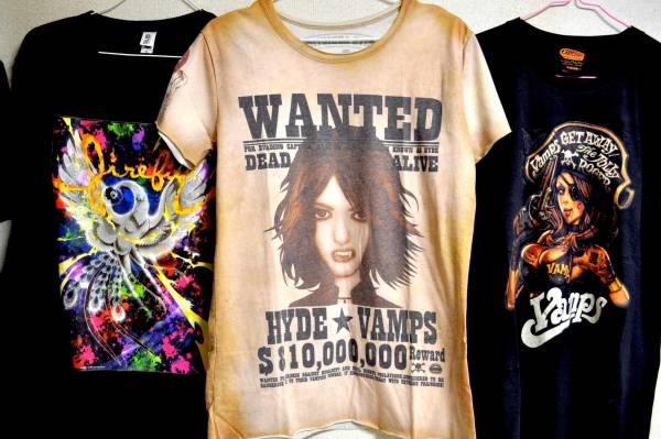 ★VAMPS 限定Tシャツ hydeデザイン L'Arc～en～Ciel ラルク グッズ kaz ロッキンジェリービーン★_1